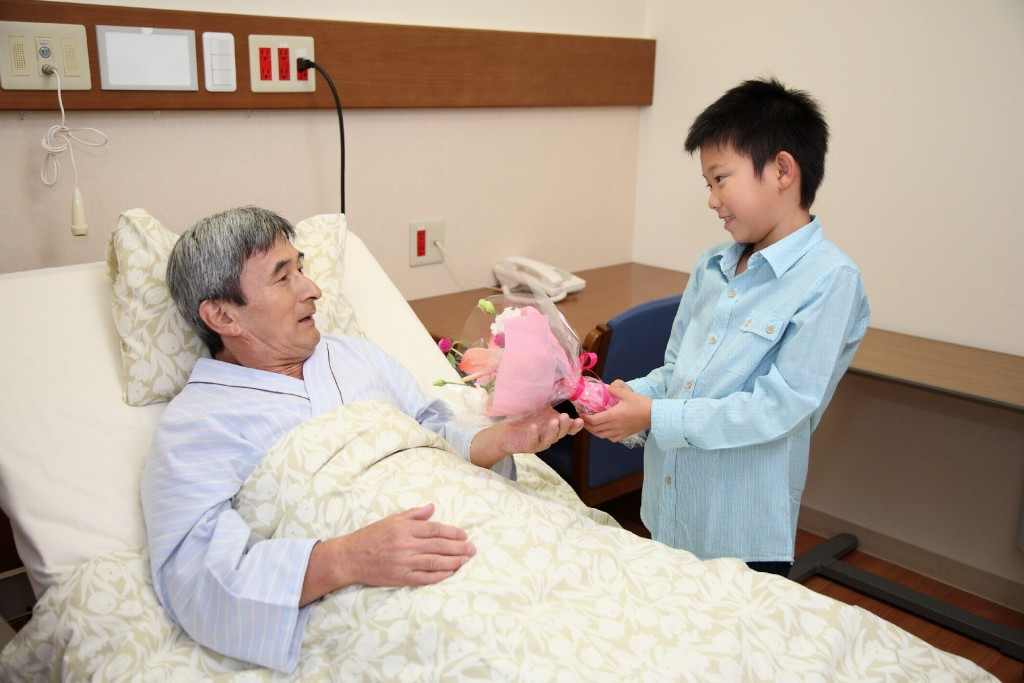 身元保証をしているＭさん神戸の病院に入院しました